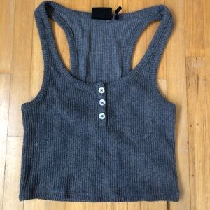 Gray tank top